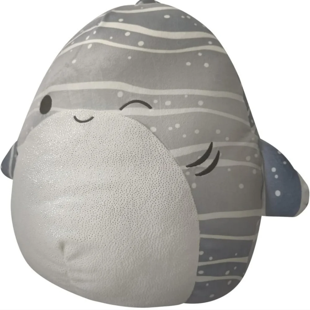 Squishmallows Gray and White Shark PlushSquishmallows Original 14-Inch Sachie Gr